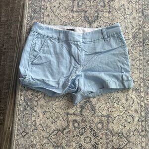Light blue jcrew shorts with pockets